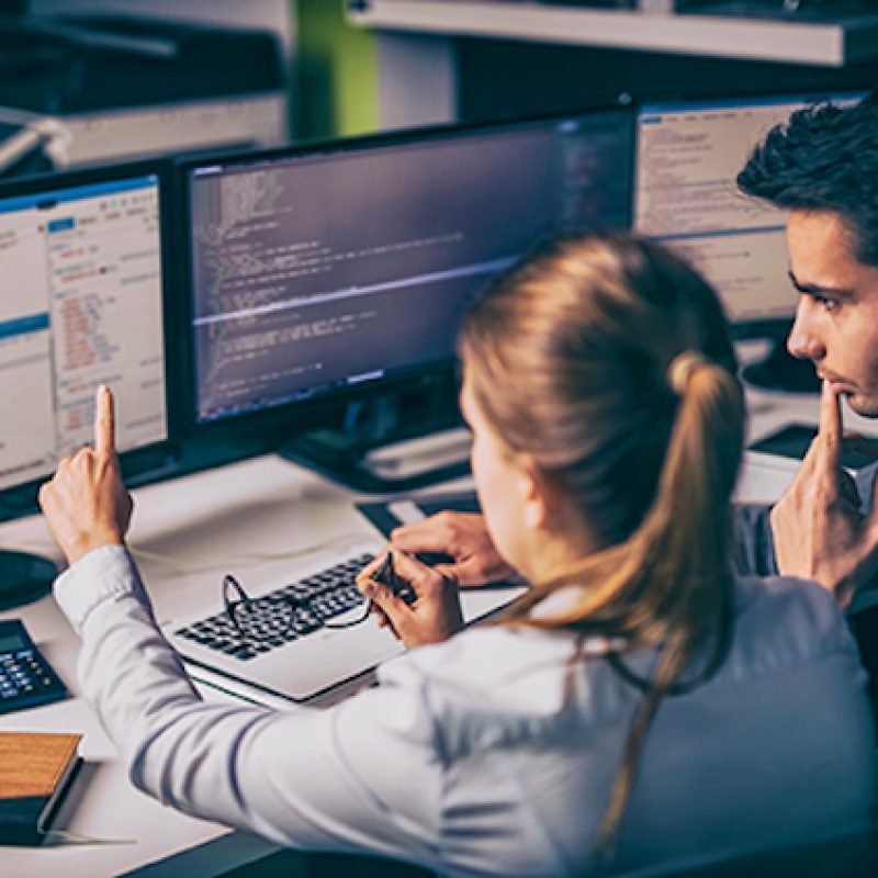 Developing programming and coding technologies. Website design. Cyber space concept.